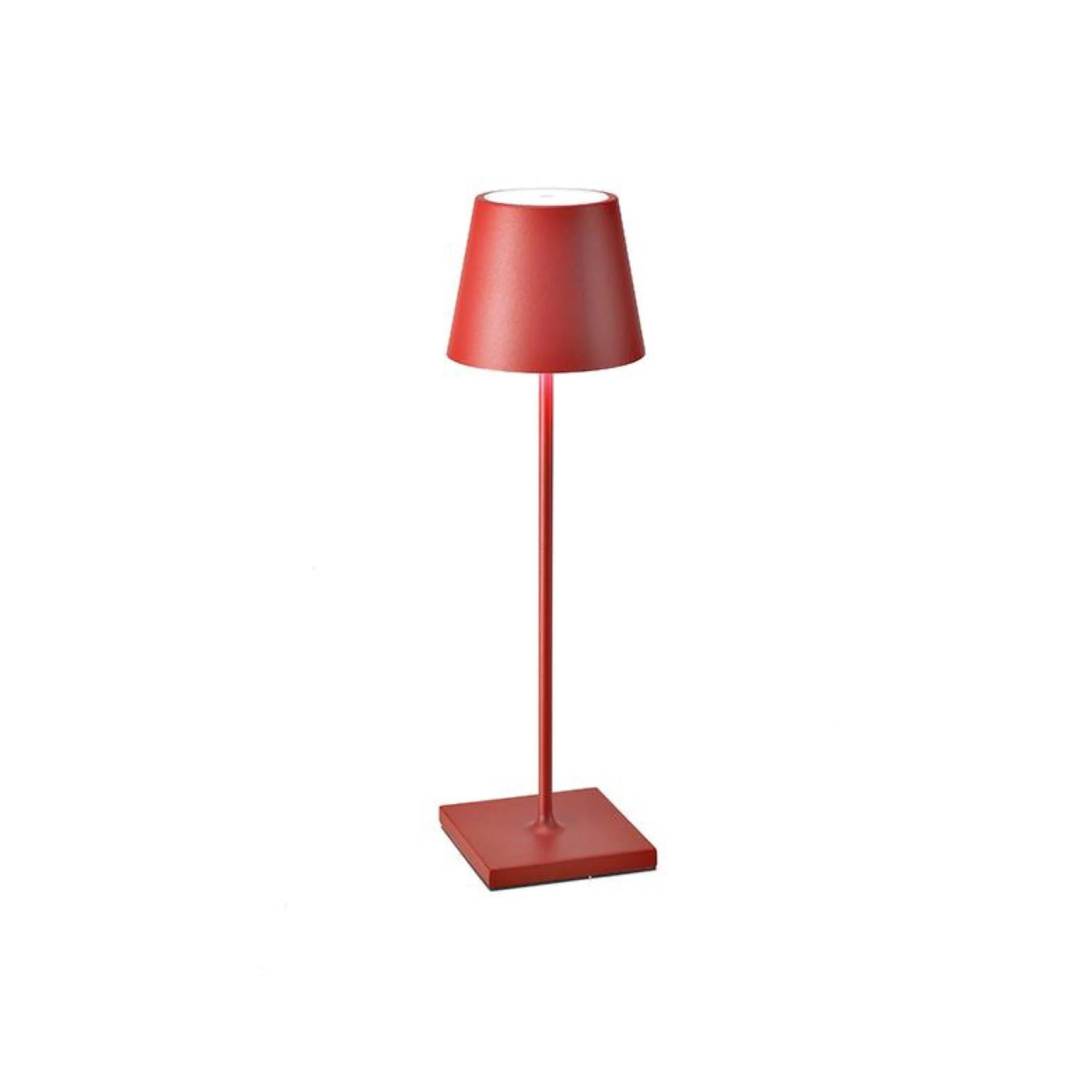 ZAFFERANO AMERICA AMERICA POLDINA PRO RED TABLE LAMP