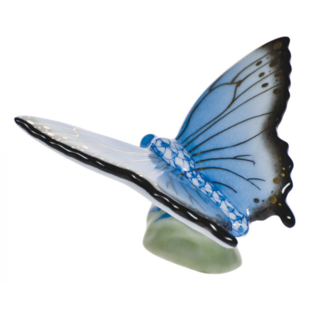 HEREND Butterfly BLUE