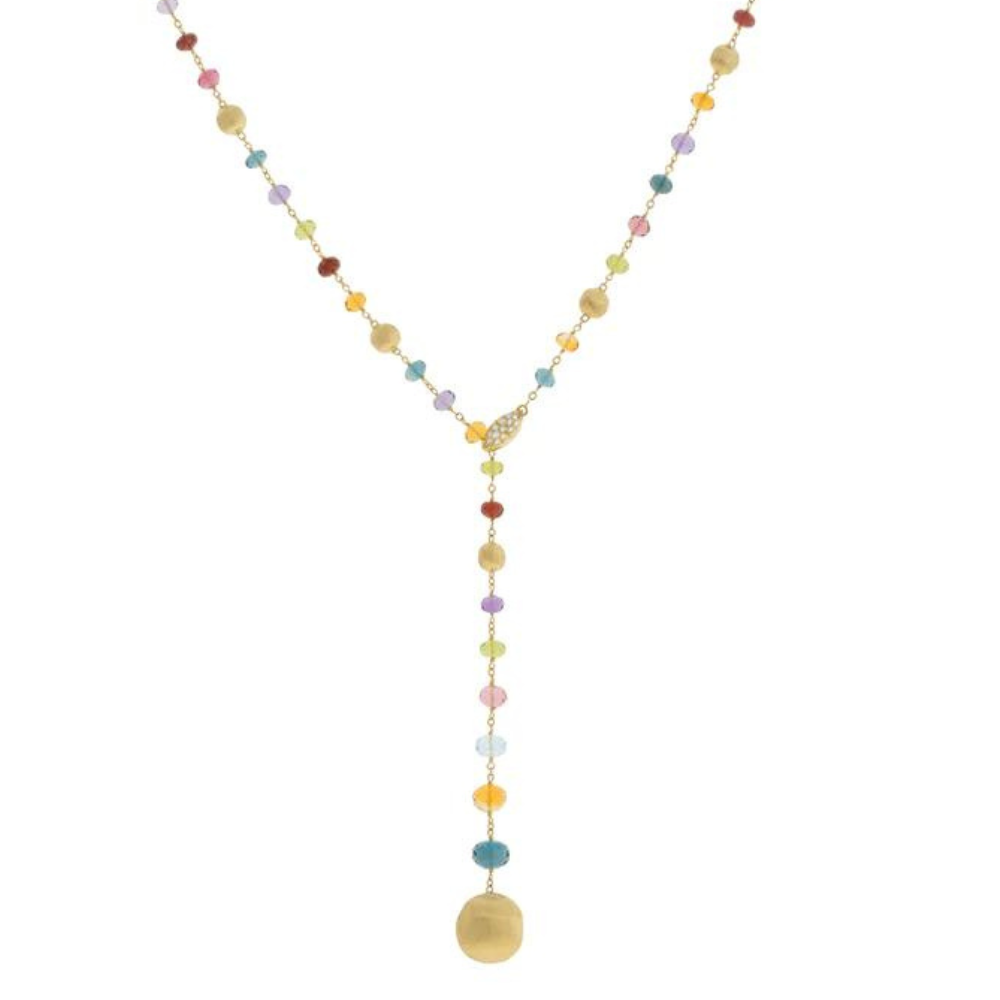 MARCO BICEGO 18K YELLOW GOLD AFRICA NECKLACE
