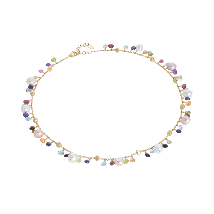 MARCO BICEGO 18K YELLOW GOLD WITH GEMSTONES AND PEARLS