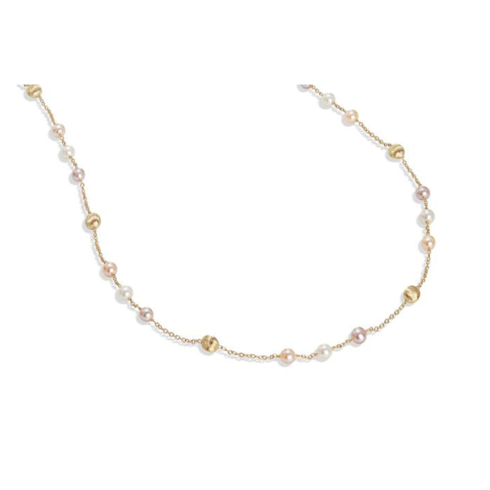 MARCO BICEGO 18K Yellow Gold and Pearl Africa Pearl Necklace