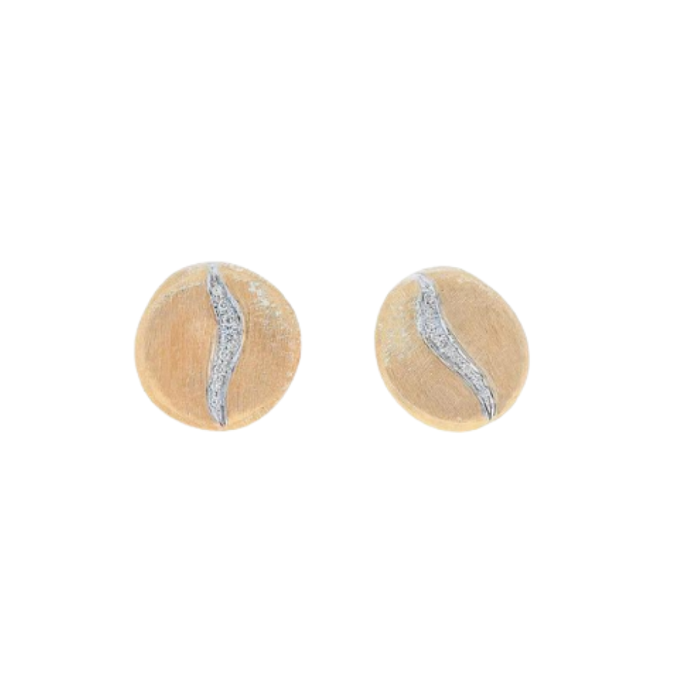 MARCO BICEGO 18K YELLOW AND WHITE GOLD JAIPUR EARRINGS