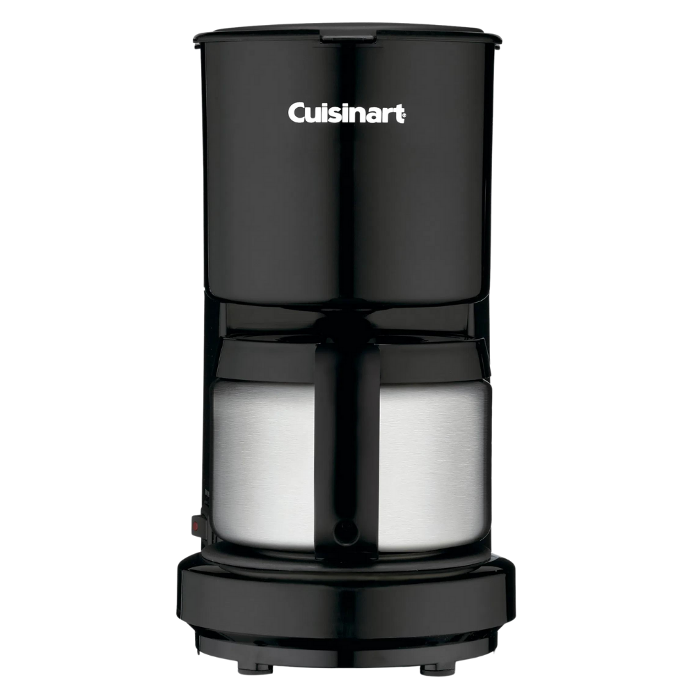 CUISINART BLACK COFFEE MAKER WITH STAINLESS CARAFE 4-CUP