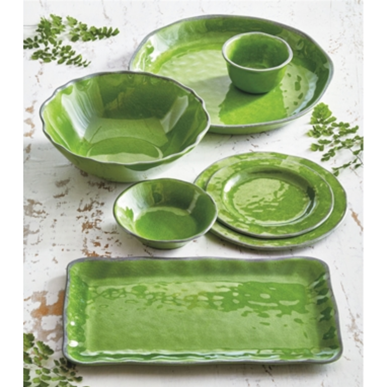 TAG Veranda Melamine Green Salad Plate