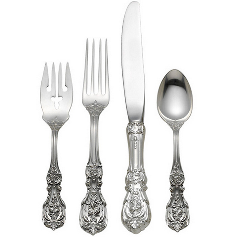 REED & BARTON FRANCIS 1ST STERLING 4PC PLACESETTING