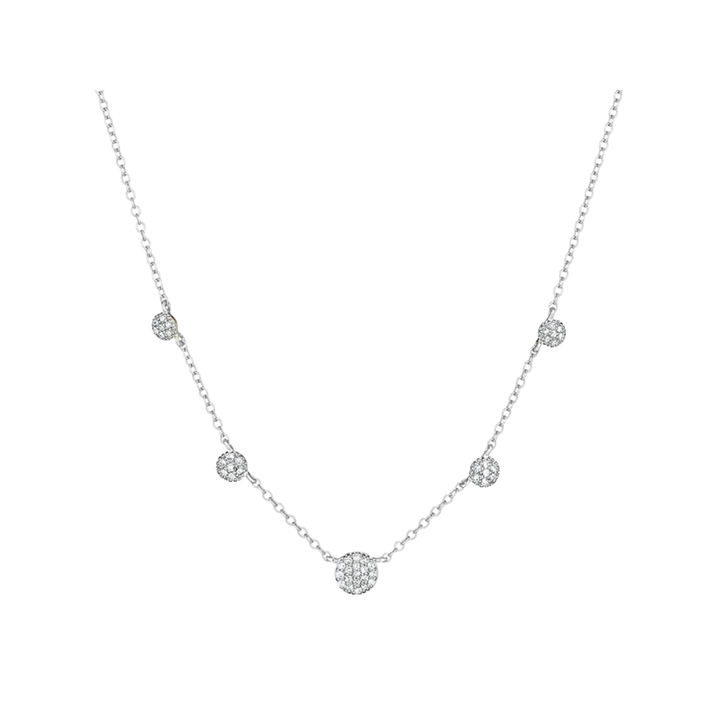 Phillips House DIAMOND MICRO INFINITY STATIONS NECKLACE WG.21CTS