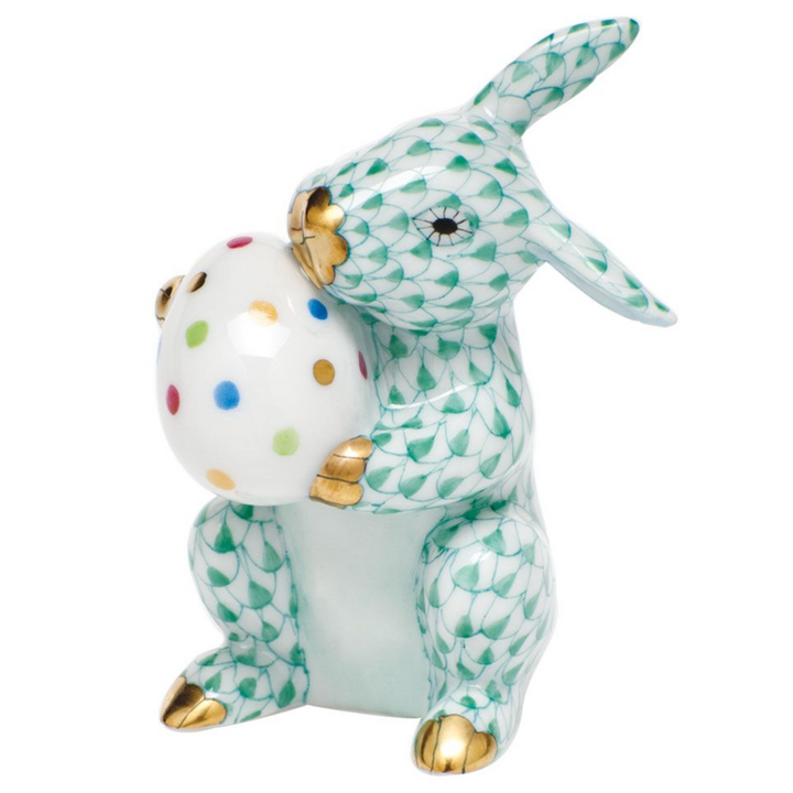 HEREND Easter Bunny GREEN
