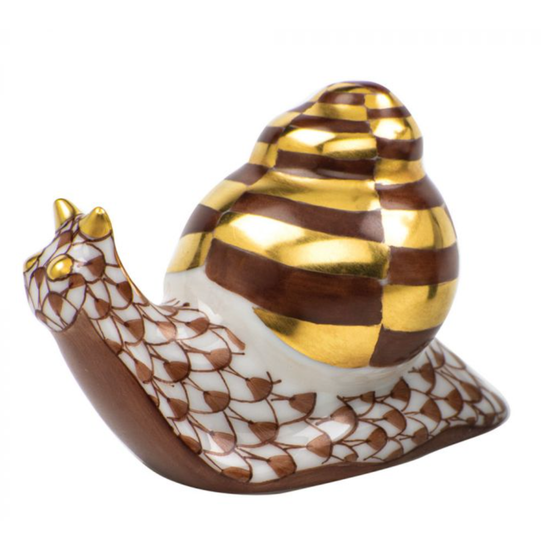 HEREND Baby Snail CHOCOLATE