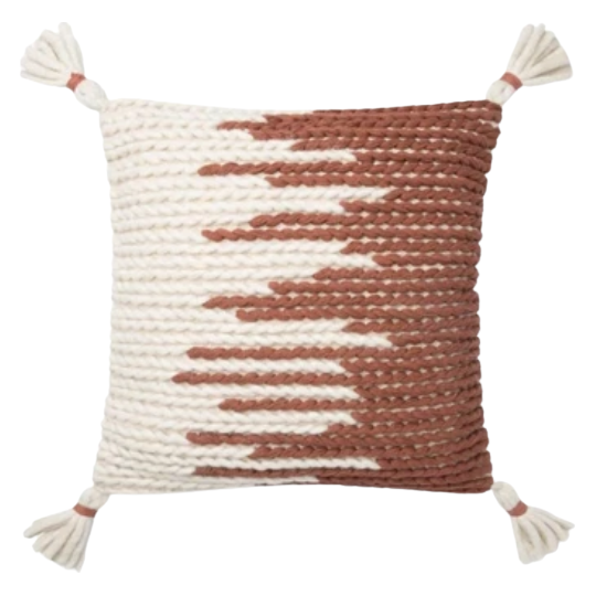 LOLOI NATURAL AND SPICE PILLOW