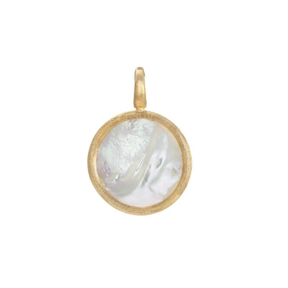 MARCO BICEGO 18K YELLOW GOLD JAIPUR MOTHER OF PEARL PENDANT