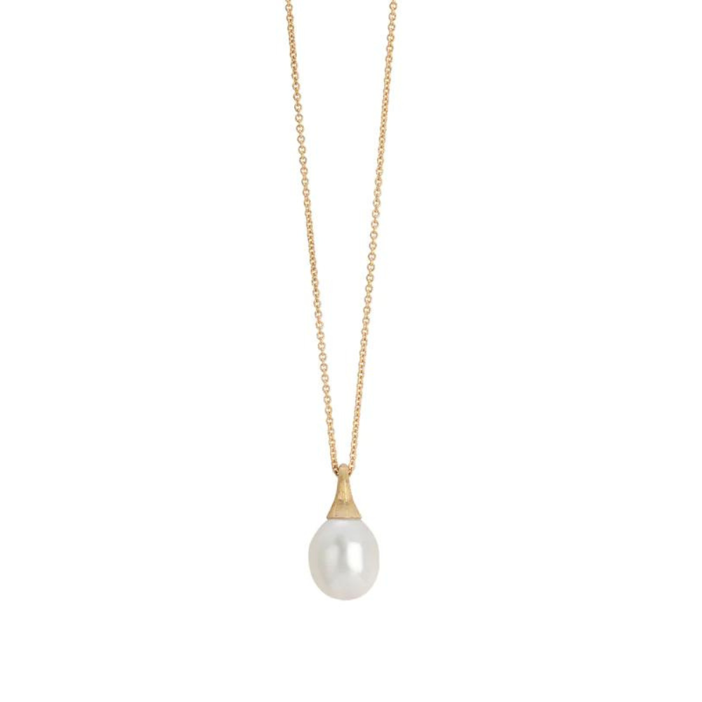 MARCO BICEGO 18K YELLOW GOLD AFRICA PEARL PENDANT
