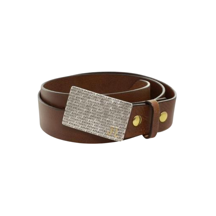 HEATHER B. MOORE LEATHER BROWN BELT 34"