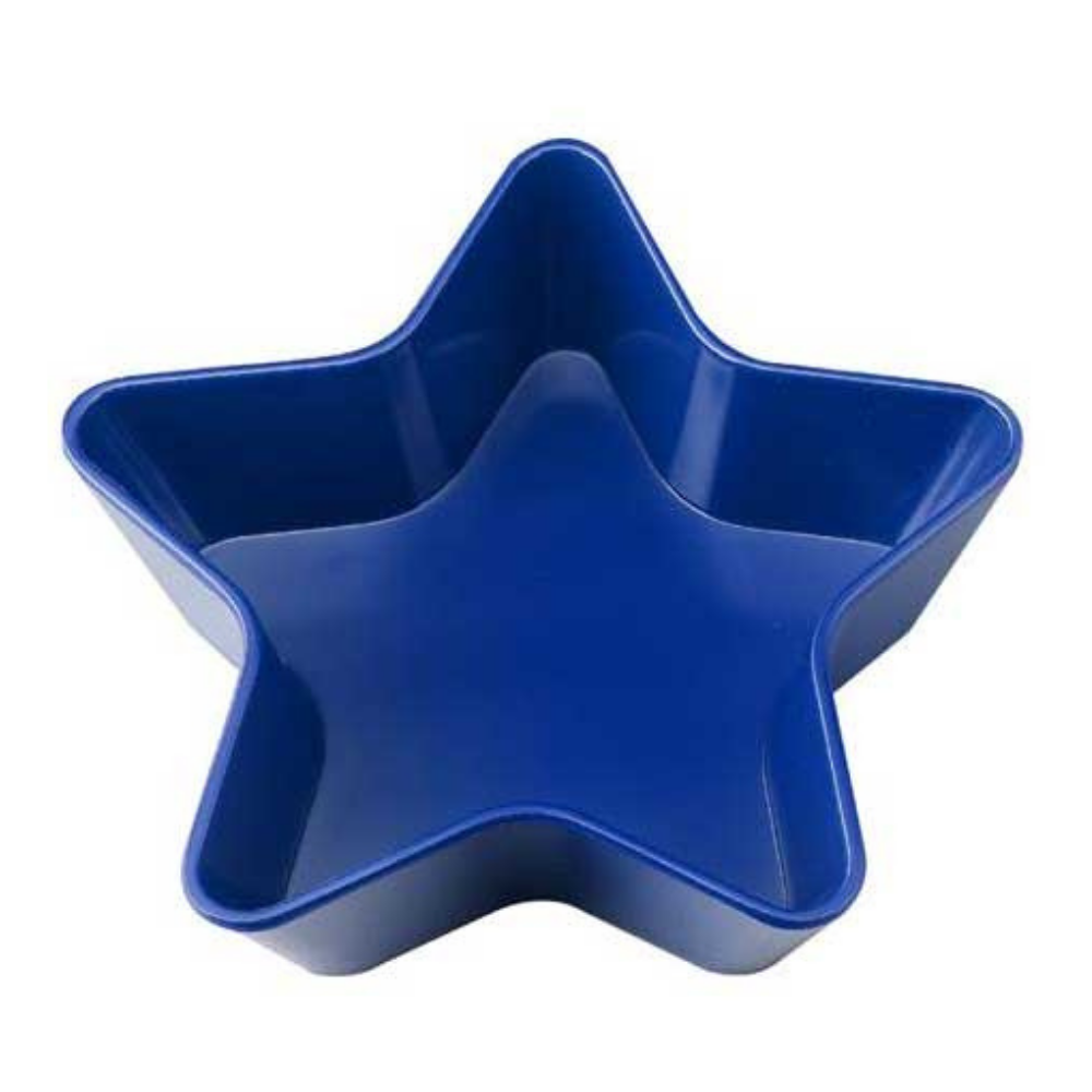 SUPREME HOUSEWARES PATRIOTIC STAR MELAMINE BOWL 5.5" BLUE