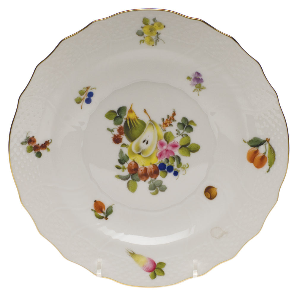 HEREND Fruits and Flowers Salad Plate