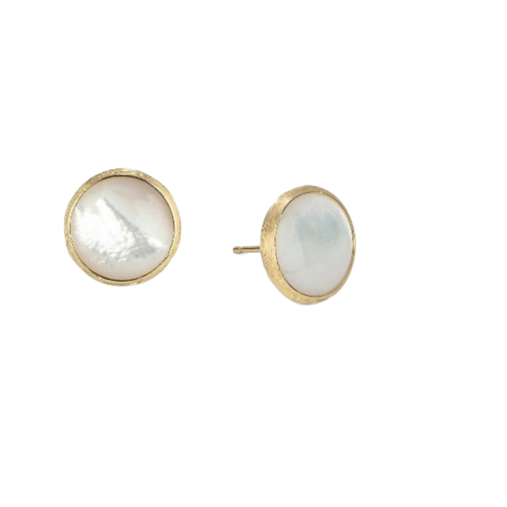 MARCO BICEGO 18K YELLOW GOLD JAIPUR MOTHER OF PEARL EARRINGS