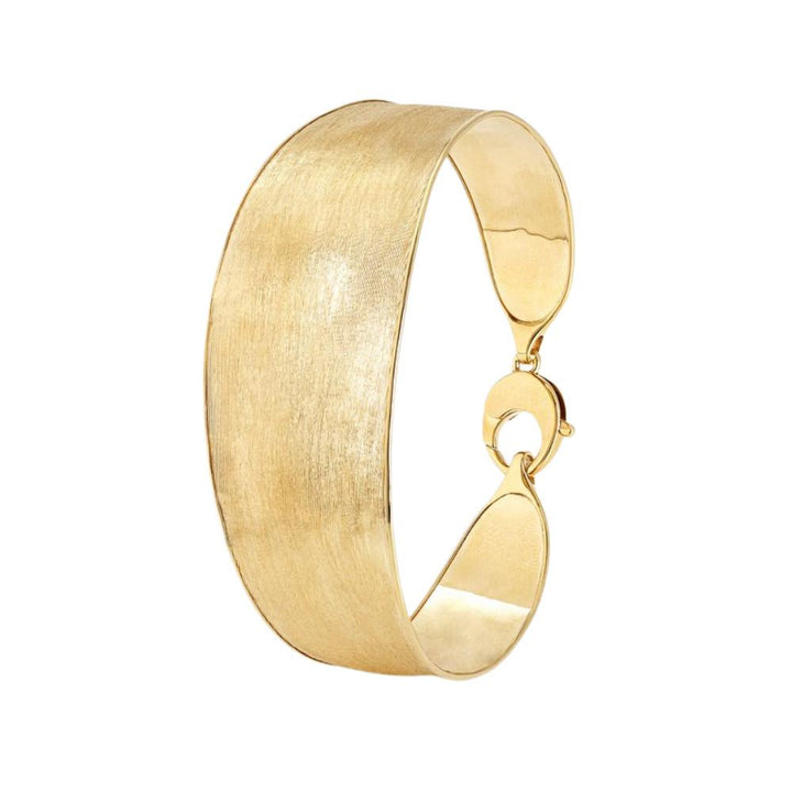 MARCO BICEGO 18K YELLOW GOLD LUNARIA LARGE GOLD BANGLE Default Title