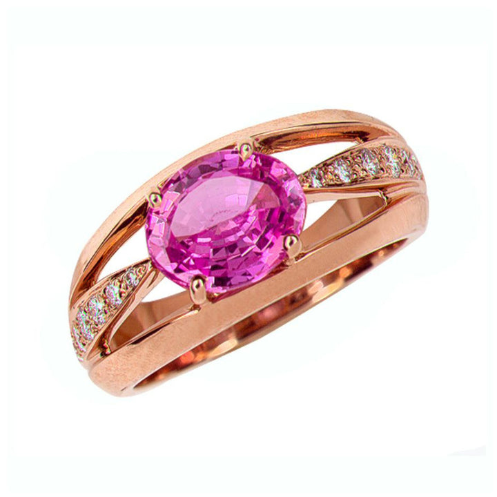 GUMUCHIAN 18K PINK GOLD WITH DIAMONDS AND SAPPHIRES Default Title