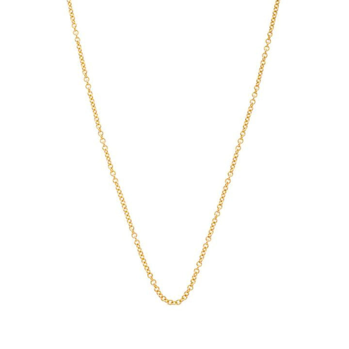 SETHI COUTURE 14K YELLOW GOLD TWISTED OVAL TEXTURED CHAIN Default Title