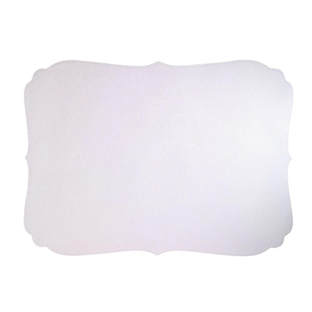 BODRUM CURLY OBLONG PLACEMAT - PURE WHITE Default Title