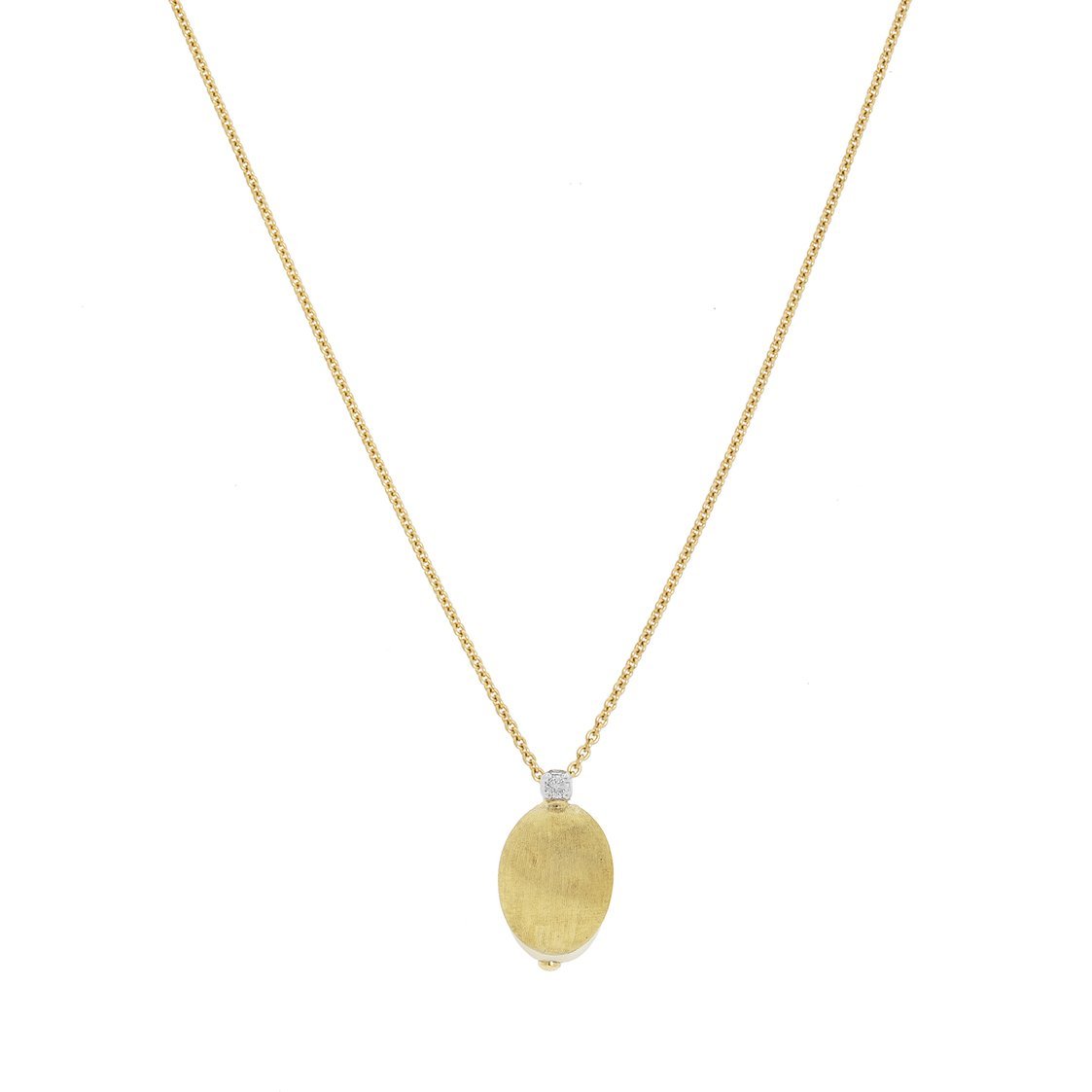 MARCO BICEGO SIVIGLIA YELLOW GOLD PENDANT NECKLACE WITH DIAMOND Default Title