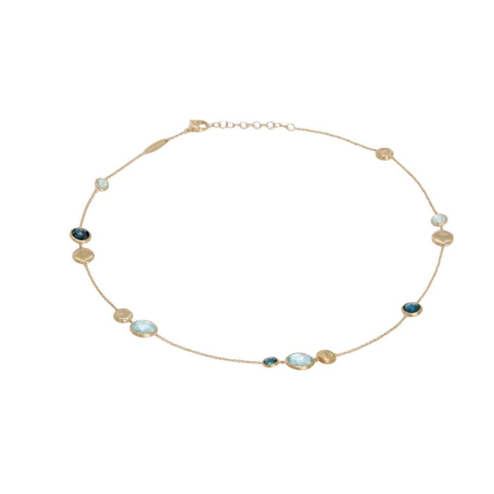 MARCO BICEGO 18K GOLD WITH BLUE TOPAZ NECKLACE Default Title
