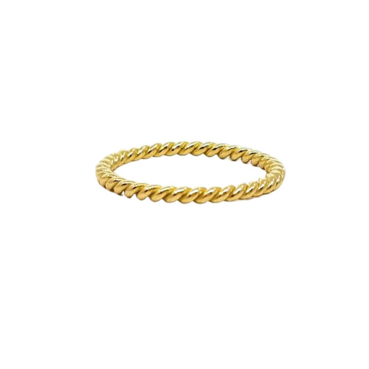 SETHI COUTURE YELLOW GOLD SINGLE ROPE BAND SZ5.5 Default Title