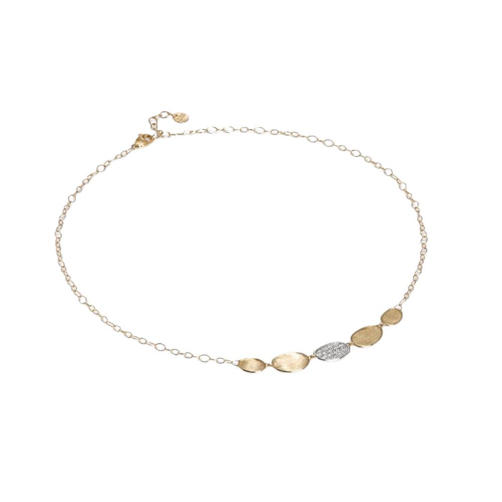MARCO BICEGO 18K YELLOW GOLD NECKLACE WITH DIAMONDS Default Title