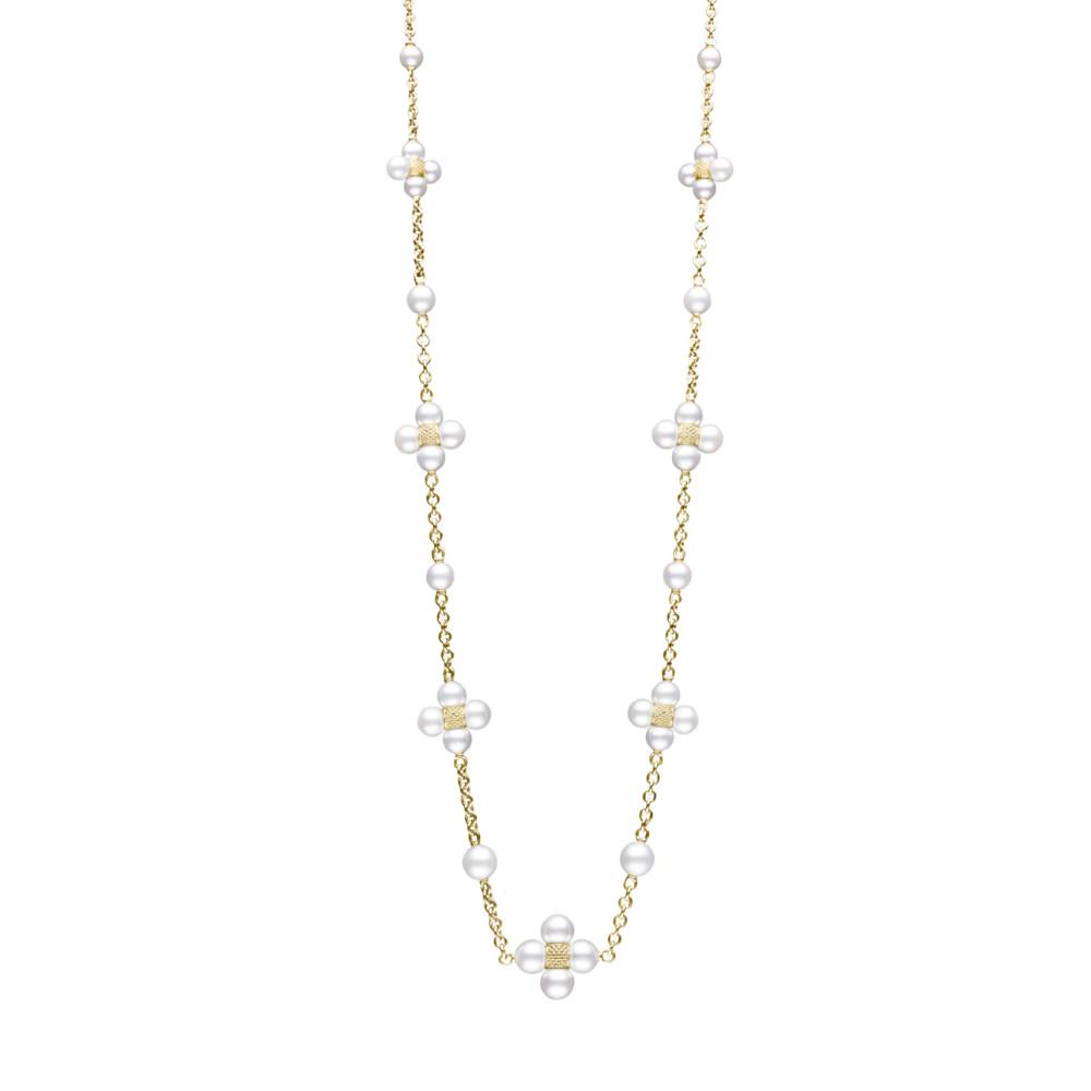 PAUL MORELLI 18K YELLOW GOLD, PEARL SEQUENCE NECKLACE Default Title