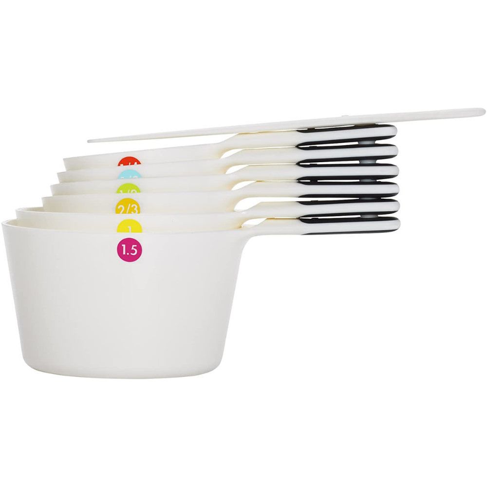 OXO GOOD GRIPS WHITE MEASURING CUP SNAPS SET OF 7 Default Title