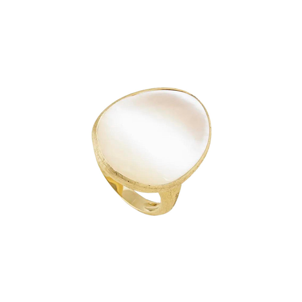 MARCO BICEGO 18K YELLOW GOLD MOTHER OF PEARL RING Default Title