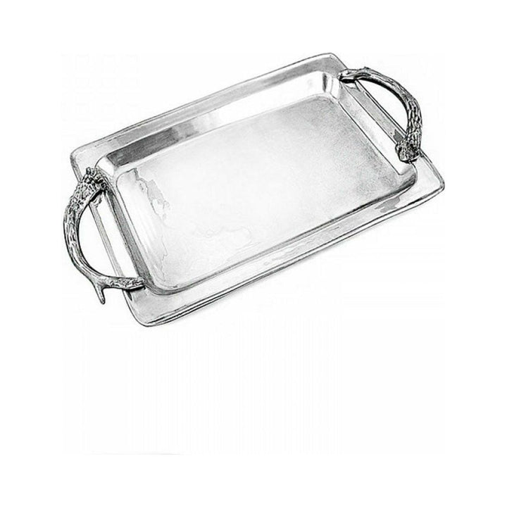 BEATRIZE BALL WESTERN ANTLERS RECTANGULAR TRAY LARGE Default Title