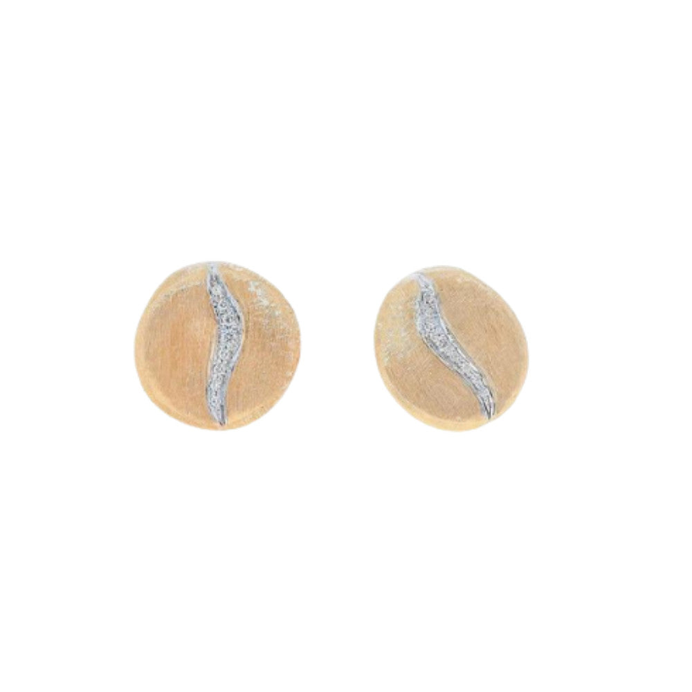 MARCO BICEGO 18K YELLOW AND WHITE GOLD JAIPUR EARRINGS Default Title