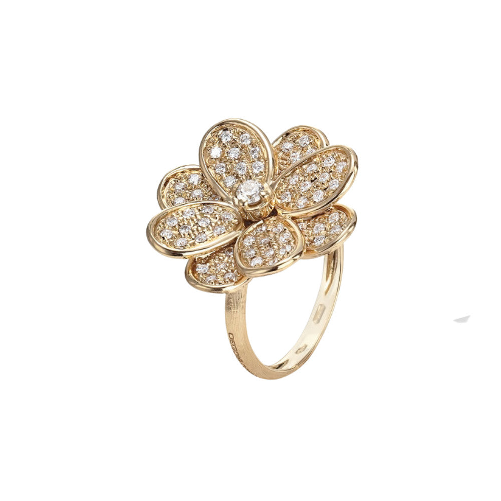 MARCO BICEGO 18K YELLOW GOLD DIAMOND PAVE RING Default Title