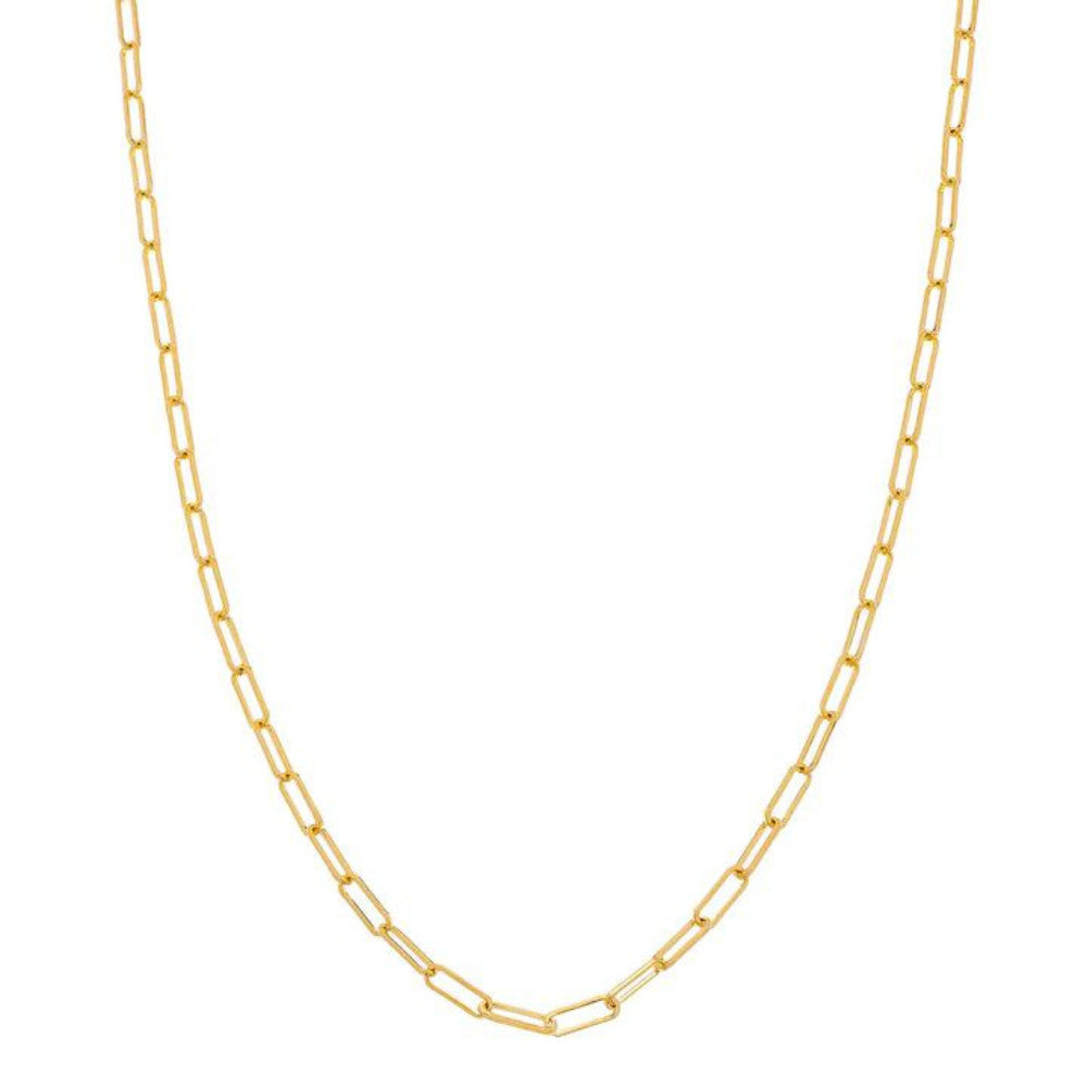 SETHI COUTURE 14K YELLOW GOLD PAPER CLIP CHAIN Default Title