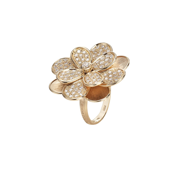 MARCO BICEGO 18K YELLOW GOLD PAVE DIAMONDS RING Default Title