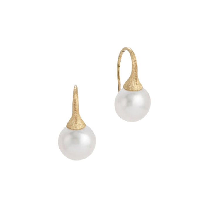 MARCO BICEGO 18K YELLOW GOLD PEARL EARRINGS Default Title