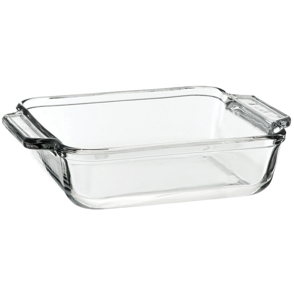 DOWN TO EARTH BAKING DISH CLEAR SQ 8" 2 QT Default Title